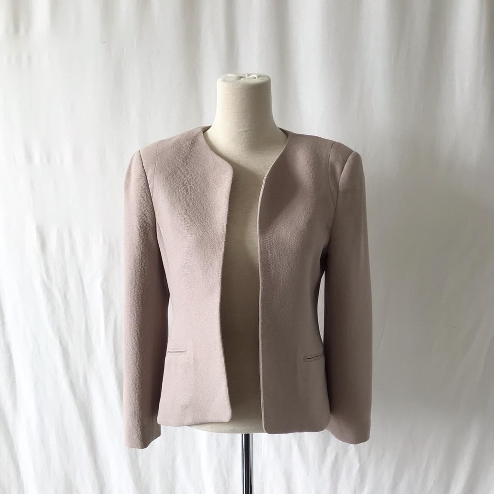 Wilfred Blush Pink Open Front Blazer